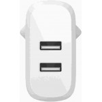 Belkin WCE002vf1MWH 2-port USB-A wall charger (24W) + USB-A / Micro-USB cableΛευκό