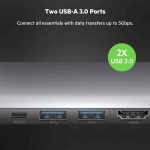 Belkin INC009btSGY Multiport Adapter, USB-C® 7-in-1Ασημί