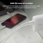 Belkin WCH003vfWH USB-C PD GaN dual-port charger (63 W)Λευκό