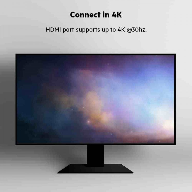 Belkin INC009btSGY Multiport Adapter, USB-C® 7-in-1Ασημί