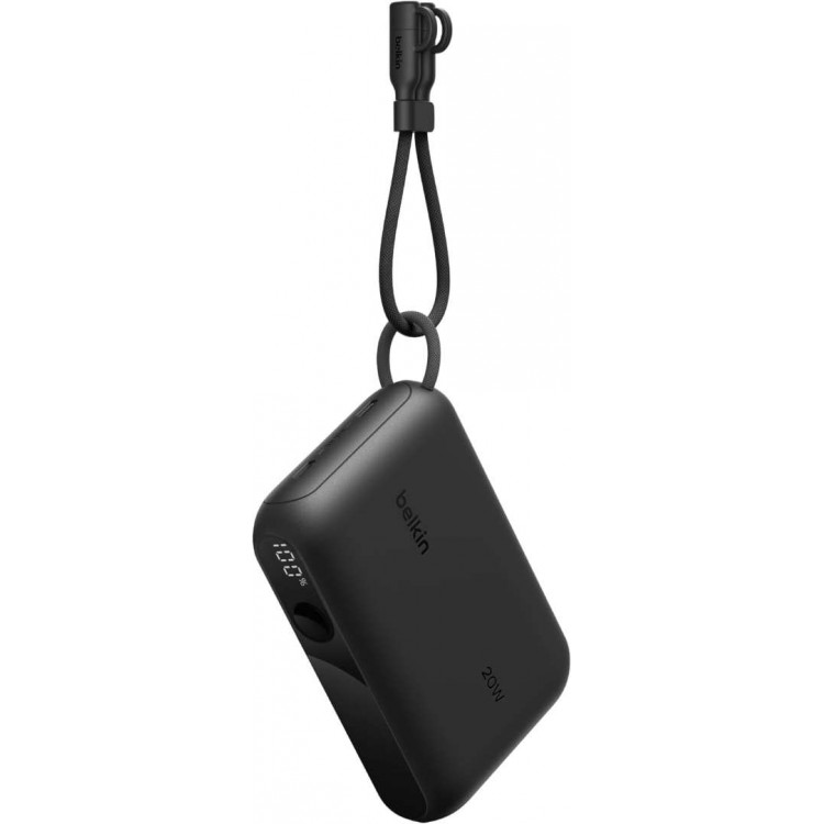 Belkin BOOSTCHARGE 20W POWER BANK 10.000mAh με οθόνη, 2XUSB-C Θύρες - ΜΑΥΡΟ - BPB027HQBK