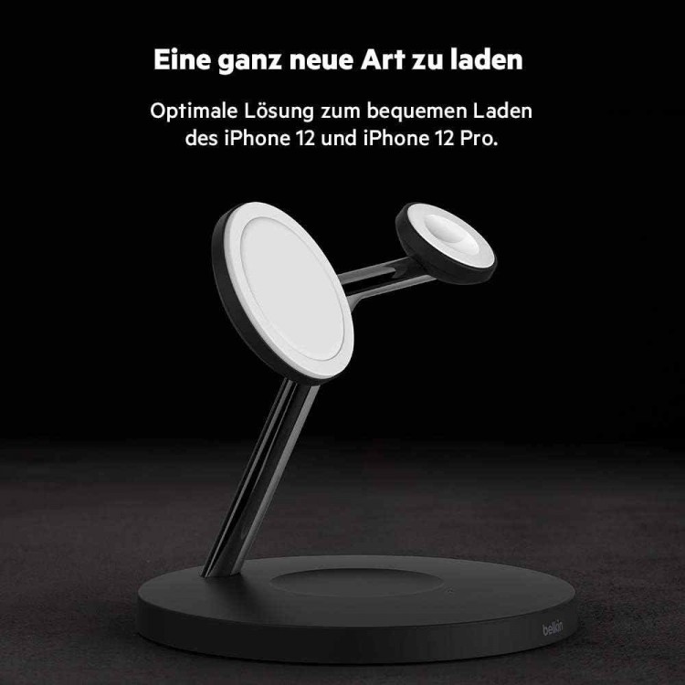 Belkin BoostCharge PRO 3-in-1 Wireless Charger with MagSafe - Μαύρο - WIZ009vfBK Belkin BoostCharge PRO 3-in-1 Wireless Charger with MagSafe - Μαύρο - WIZ009vfBK