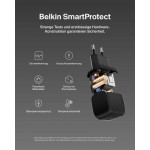 BELKIN 45W BoostCharge Compact USB-C PD Οικιακός φορτιστής με PPS & 1μ. USB-C  3.0Amp PVC καλώδιο - ΜΑΥΡΟ - WCA013kq1MBK-B6