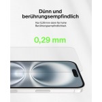 BELKIN ScreenForce UltraGlass 2 Anti-Microbial Screen Protection for APPLE iPhone 15 6.1/16 6.1/14 PRO 6.1 - OVA131zz - ΔΙΑΦΑΝΟ