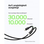 Belkin CAB002bt3MBK Braided USB-C to USB-A Cable (3m)Μαύρο