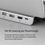 Belkin USB-C Hub, 11-in-1 MultiPort Adapter Dock with 4K HDMI, DisplayPort, VGA, and 100W for Charging, 3x USB A, Gigabit Ethernet, SD, MicroSD, 3.5mm Jack for Devices - INC004btSGY