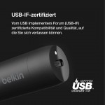  Belkin BoostCharge 30W Ταχυφορτιστής αυτοκινήτου, Compact με USB-C PPS Power Delivery, για Apple iPhone, Galaxy, iPad, Google Pixel - ΜΑΥΡΟ - CCA004btBK