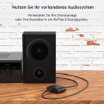 Belkin SOUNDFORM CONNECT AIRPLAY2 Audio ADAPTER for Wireless Streaming with Optical and 3.5mm Speaker Inputs - AUZ002vfBK