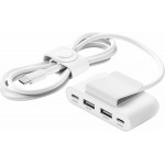 BELKIN 4-PORT HUB Type-C - USB POWER EXTENDER, 2M - ΛΕΥΚΟ - BUZ001BT2MWHB7