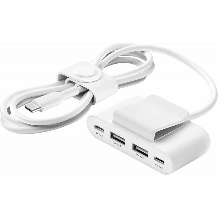 BELKIN 4-PORT HUB Type-C - USB POWER EXTENDER, 2M - ΛΕΥΚΟ - BUZ001BT2MWHB7