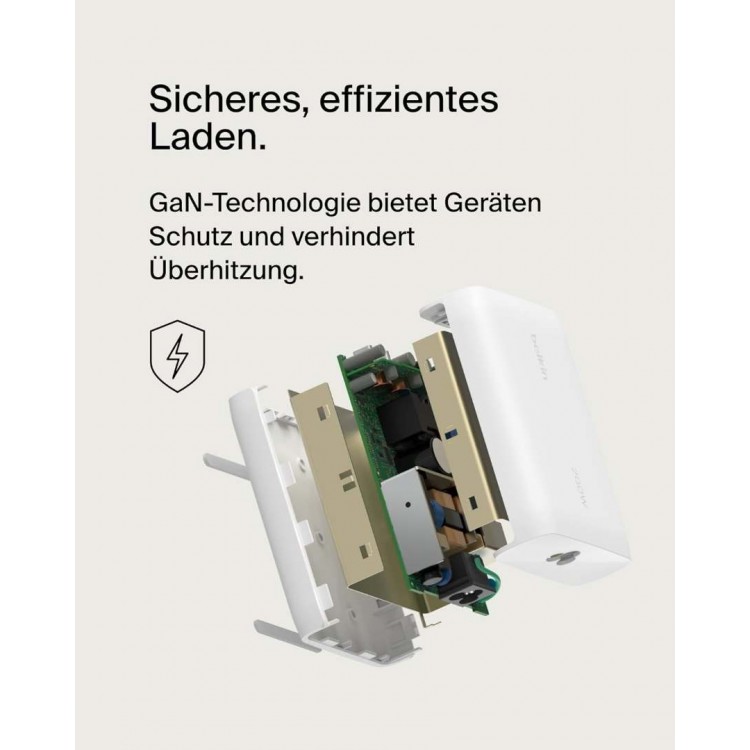 BELKIN 200W USB-C GAN CHARGER  4-θυρες  με 1.5Μ. καλώδιο - ΛΕΥΚΟ - WCH015VFWH