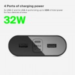 Belkin BOOSTCHARGE PD 32W PPS 4-Port Power Bank 26.000MAh - ΜΑΥΡΟ - BPB016btBK