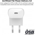 Belkin WCA005vf1MWH-B6 BOOST↑CHARGE™ USB-C® PD 3.0 PPS Οικιακός φορτιστής 30W + USB-C® καλώδιο - Λευκό