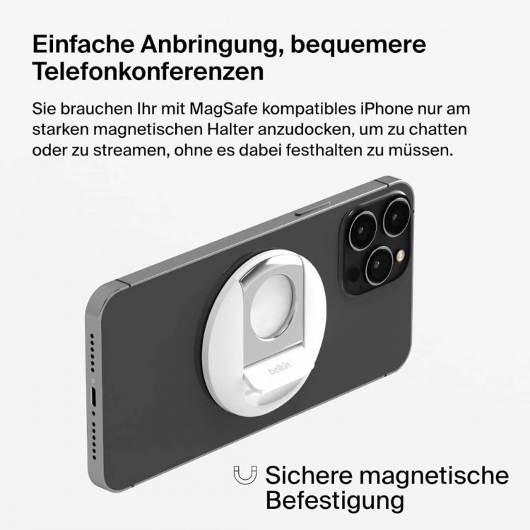 Belkin MMA006btWH Βάση για iPhone με MagSafe για Mac Notebook Λευκό