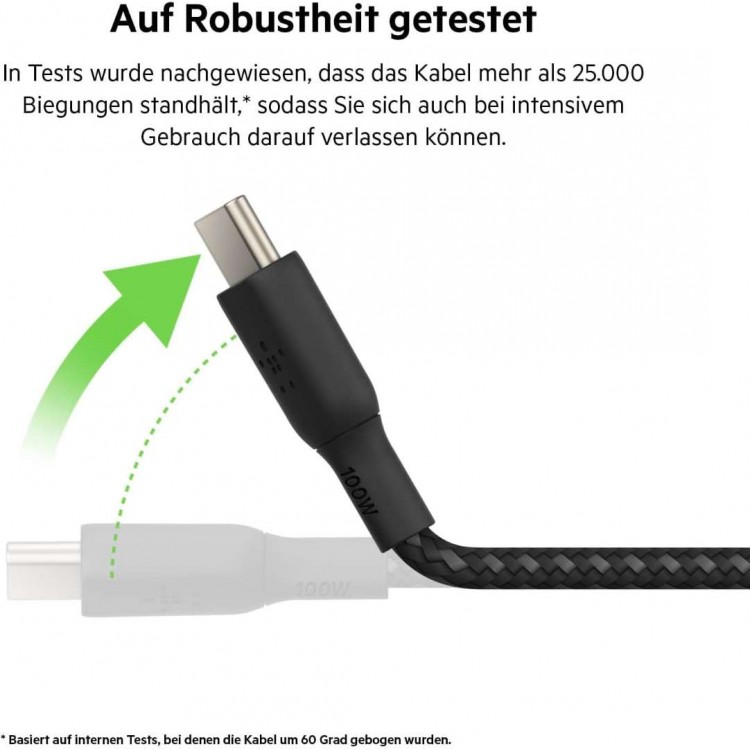 Belkin CAB014bt3MBKBOOST↑CHARGE™ USB-C® to USB-C Cable 100WΜαύρο