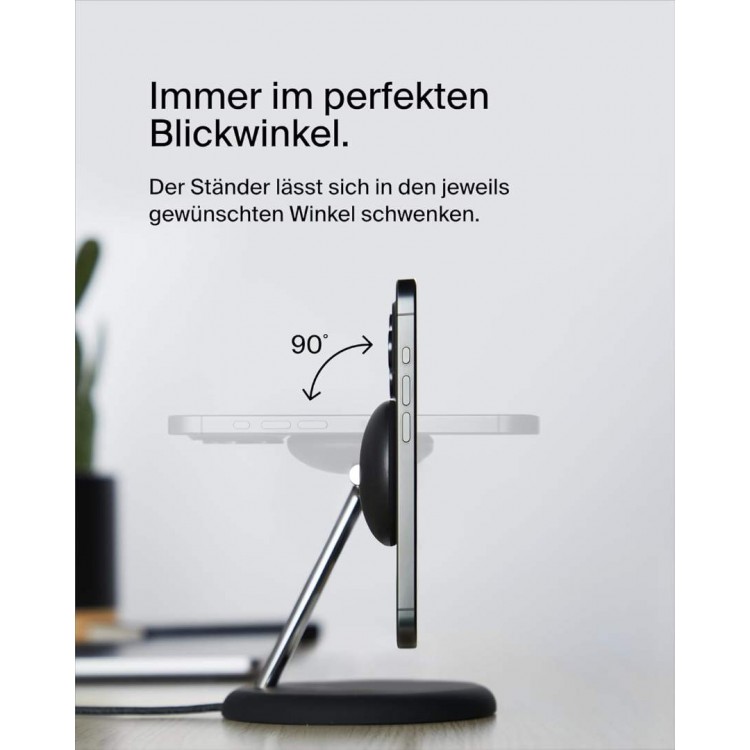 BELKIN BOOST^CHARGE™ Pro 3-σε-1 Μαγνητική βάση MAGSAFE 15W με Qi2 - ΜΑΥΡΟ - WIZ023vfBK 