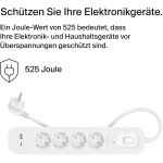 Belkin SRB001vf2M Surge Protector with USB-C® and USB-A Ports (4 Outlets with 1 USB-A & 1 USB-C)Λευκό
