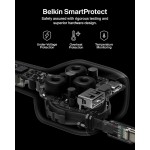 Belkin BOOSTCHARGE 75W USB-C Ταχυφορτιστής αυτοκινήτου με ανασυρόμενο 0.5m USB-C καλώδιο - ΜΑΥΡΟ - CCC001hqBK