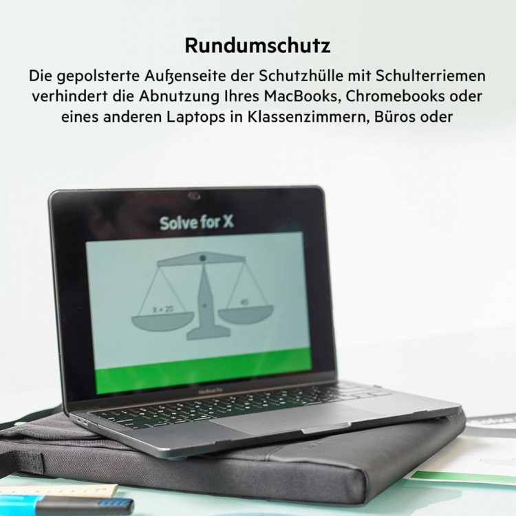 Θήκη Belkin PROTECTIVE Laptop SLEEVE για Laptop, Tablet / ChromeBooks, MacBook Pro 11"-13" και ιμάντα ώμου - EDA001