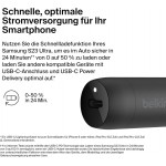Belkim 30W USB-C Car Charger + USB-C to USB-C cable - CCA004bt1MBK-B6