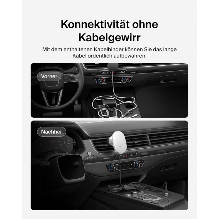 BOOST^CHARGE™ Qi2 15W Magnetic Car Vent Mount (No car charge incl) - WIC008BTGR-NCV2