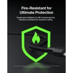 Belkin BOOST↑CHARGE™ PRO USB-C® σε USB-C Braided silicone Καλώδιο 240W, για APPLE iPhone 16, Galaxy S25, Pixel 9, MacBook, iPad Pro - Μαύρο - CAB025HQ3MBK