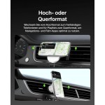BOOST^CHARGE™ Qi2 15W Magnetic Car Vent Mount (No car charge incl) - WIC008BTGR-NCV2