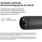  Belkin BoostCharge 30W Ταχυφορτιστής αυτοκινήτου, Compact με USB-C PPS Power Delivery, για Apple iPhone, Galaxy, iPad, Google Pixel - ΜΑΥΡΟ - CCA004btBK