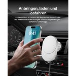 BOOST^CHARGE™ Qi2 15W Magnetic Car Vent Mount (No car charge incl) - WIC008BTGR-NCV2