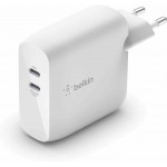 Belkin WCH003vfWH USB-C PD GaN dual-port charger (63 W)Λευκό