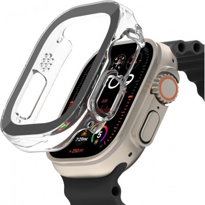 BELKIN TemperedCurve Screenforce 2 in 1 Anti-Microbial Θήκη με προστασία οθόνης για Apple Watch Ultra, Ultra 2 49mm - OWA001ZZCL