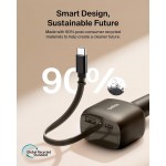 Belkin BOOSTCHARGE 75W USB-C Ταχυφορτιστής αυτοκινήτου με ανασυρόμενο 0.5m USB-C καλώδιο - ΜΑΥΡΟ - CCC001hqBK