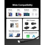 Belkin BOOST↑CHARGE™ PRO USB-C® σε USB-C Braided silicone Καλώδιο 240W, για APPLE iPhone 16, Galaxy S25, Pixel 9, MacBook, iPad Pro - Μαύρο - CAB025HQ3MBK