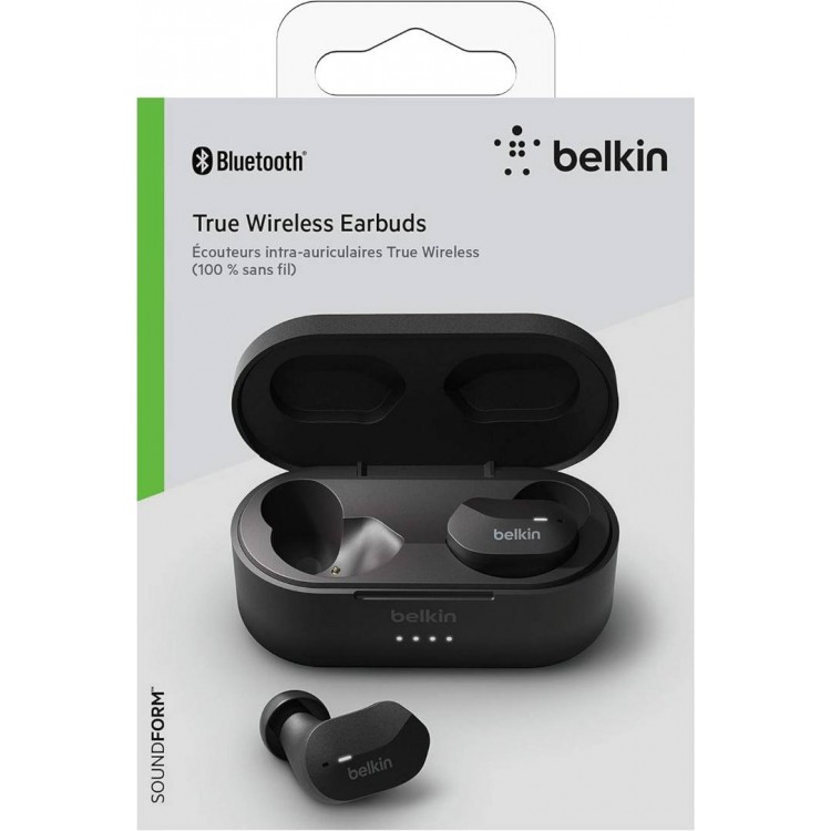 Belkin AUC001btBK SOUNDFORM™ True Wireless EarbudsΜαύρο