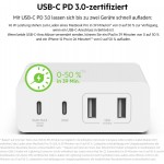 Belkin WCH010vfWH BOOST↑CHARGE™ PRO 4-Port GaN Charger 108WWhite