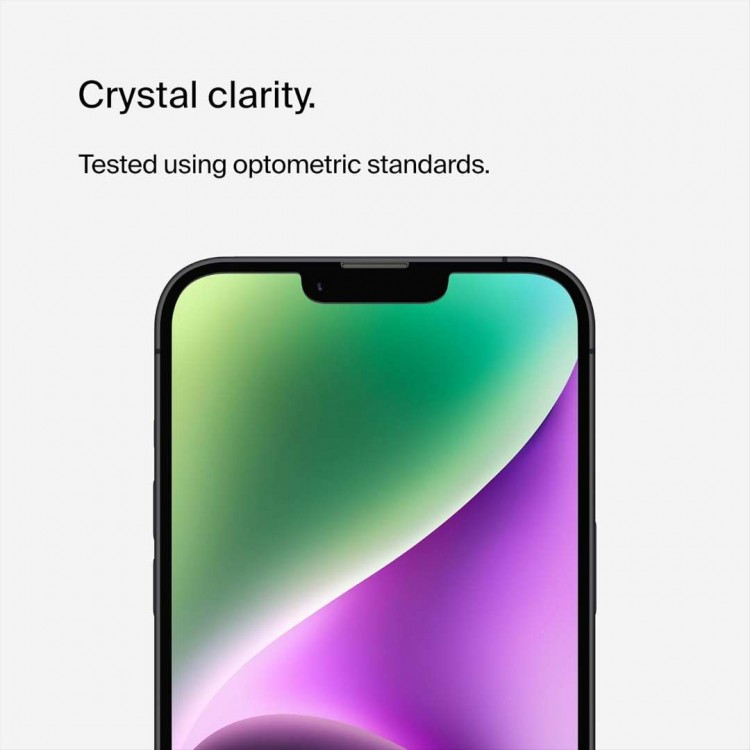 Belkin OVA082zz SCREENFORCE™  Tempered Glass Privacy Treated Screen Protector for Apple iPhone 14 Plus 6.7 / iPhone 13 Pro Max 6.7