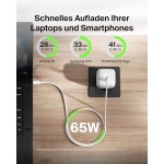 BELKIN 65W BoostCharge PD USB-C PD Οικιακός φορτιστής με PPS - ΛΕΥΚΟ - WCA011kqWH