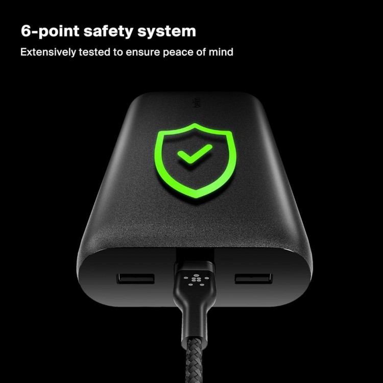 Belkin BOOSTCHARGE PD 32W PPS 4-Port Power Bank 26.000MAh - ΜΑΥΡΟ - BPB016btBK