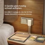  Belkin 67W Trio USB-C PD 3.1 Ταχυ-Φορτιστ΄ής με PPS BoostCharge , 3Xθύρες για APPLE iPhone 16/15 Series, MacBook Pro, AirPods, Galaxy - ΛΕΥΚΟ - WCC002VFWH