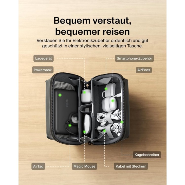 BELKIN ΘΗΚΗ Τσάντα οργάνωσης Organiser για αξεσουαρ - ΜΑΥΡΟ - MMA013hqBK