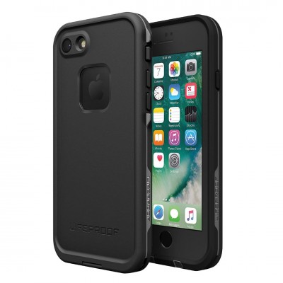 Case LifeProof fre Waterproof for iPhone 7, iPhone 8 - Asphalt BLACK - 77-53981
