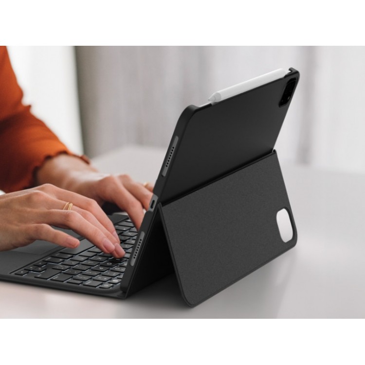 Belkin Everyday θήκη με πληκτρολόγιο Cradle για APPLE iPad 10.9" και iPad 11"(A16) 2025 - ΜΑΥΡΟ - BBZ001du-V3