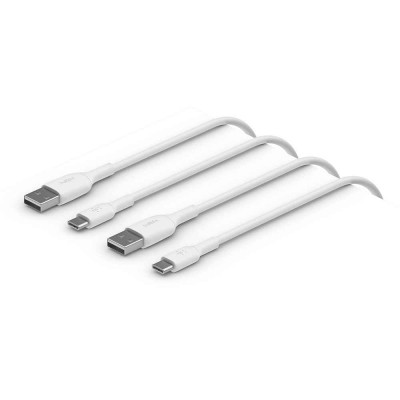 Belkin CAB001bt1MWH2PK USB-C to USB-A Cable (1m) 2-pack 