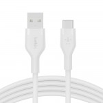 Belkin CAB008bt1MWH BOOST↑CHARGE™ Flex USB-A to USB-C CableWhite