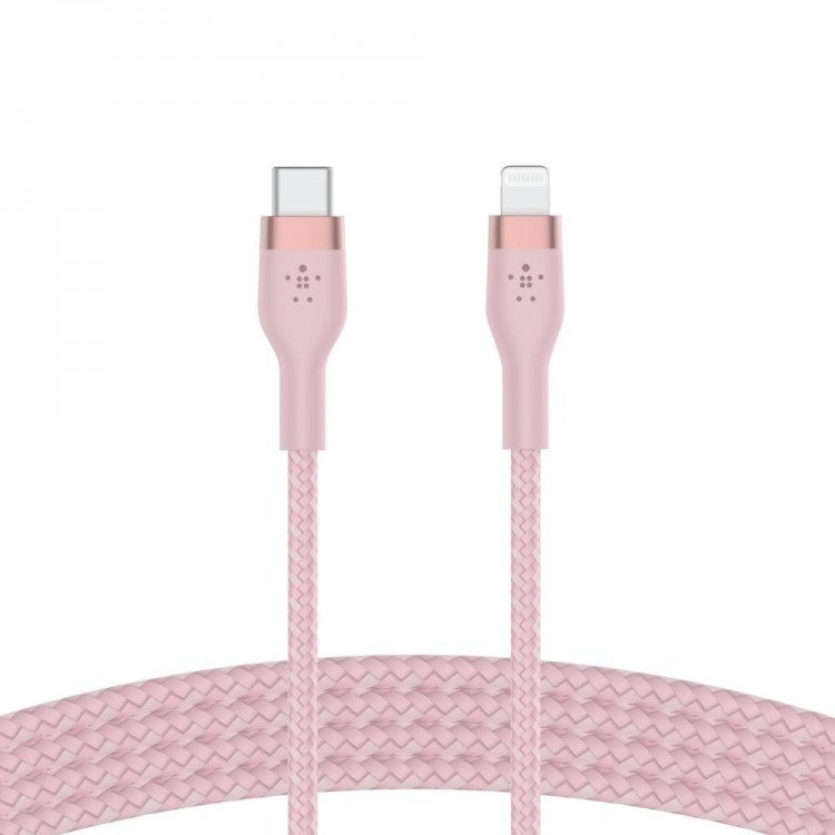 Belkin CAA011bt1MPK BOOST↑CHARGE™ PRO Flex USB-C® Cable with Lightning ConnectorPink