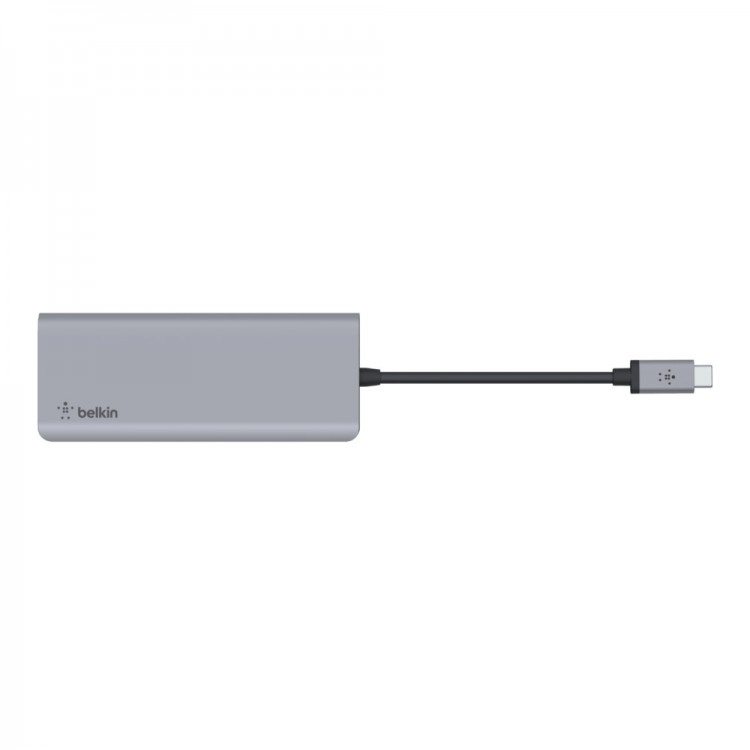 Belkin AVC009btSGY CONNECT™ USB-C 7-in-1 Multiport Hub Adapter