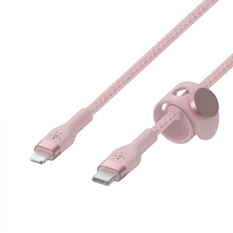 Belkin CAA011bt1MPK BOOST↑CHARGE™ PRO Flex USB-C® Cable with Lightning ConnectorPink