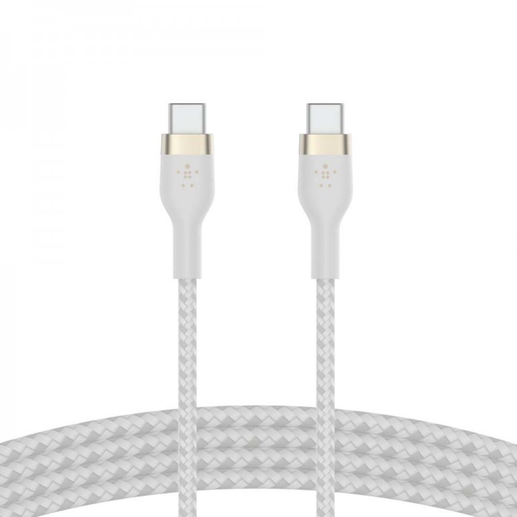 Belkin CAB011bt2MWH BOOST↑CHARGE™ PRO Flex USB-C to USB-C CableWhite