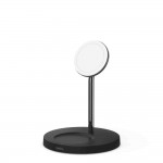 Belkin WIZ010vfBK 2-in-1 Wireless Charger Stand with MagSafe - ΜΑΥΡΟ