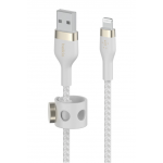 Belkin CAA010bt1MWH BOOST↑CHARGE™ PRO Flex USB-A Cable with Lightning ConnectorWhite